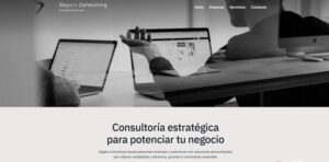 Portada de la web yosoysegera.es realizada con el Kit Digital"